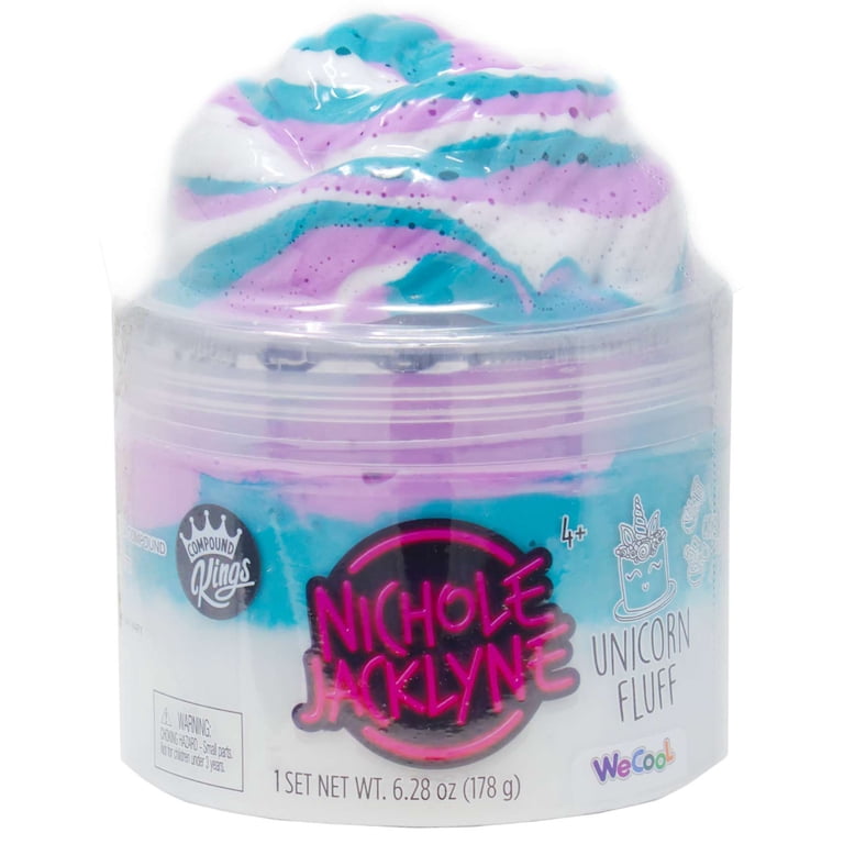 Compound Kings Nichole Jacklyne Unicorn Fluff Slime - Walmart.com