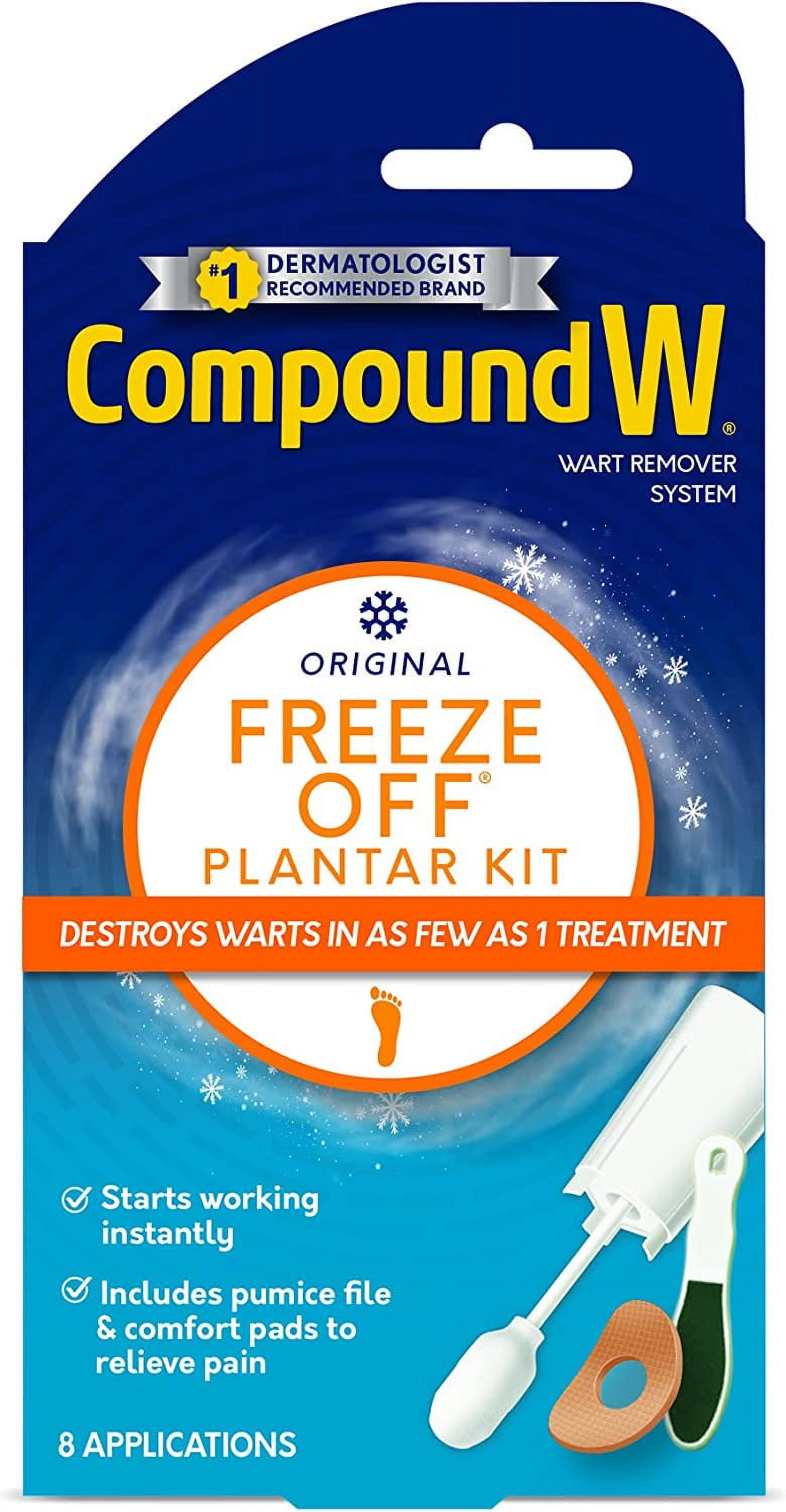 Compound W Freeze Off Plantar Wart Removal System Disposable
