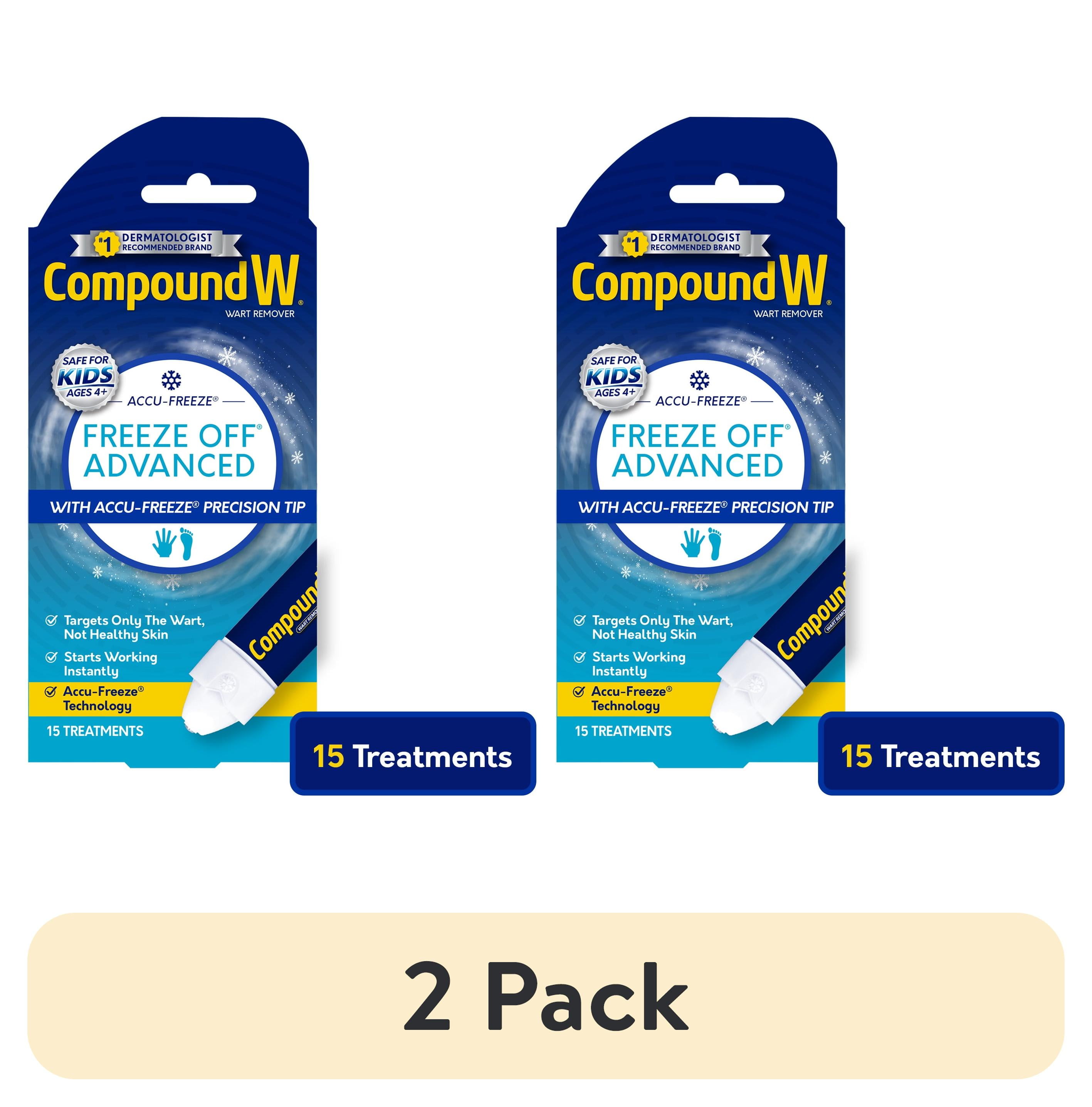 (2 pack) Compound W Freeze off Advanced Wart Remover with AccuFreeze