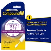 Compound W Freeze off Wart Remover, Maximum Freeze, 8 Swab Applications