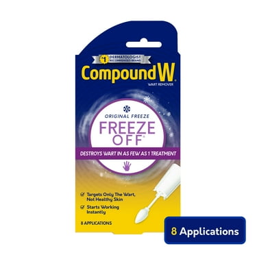 Compound W Freeze off Wart Remover, Maximum Freeze, 8 Swab Applications