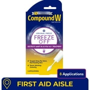 Compound W Freeze off Wart Remover, Maximum Freeze, 8 Swab Applications