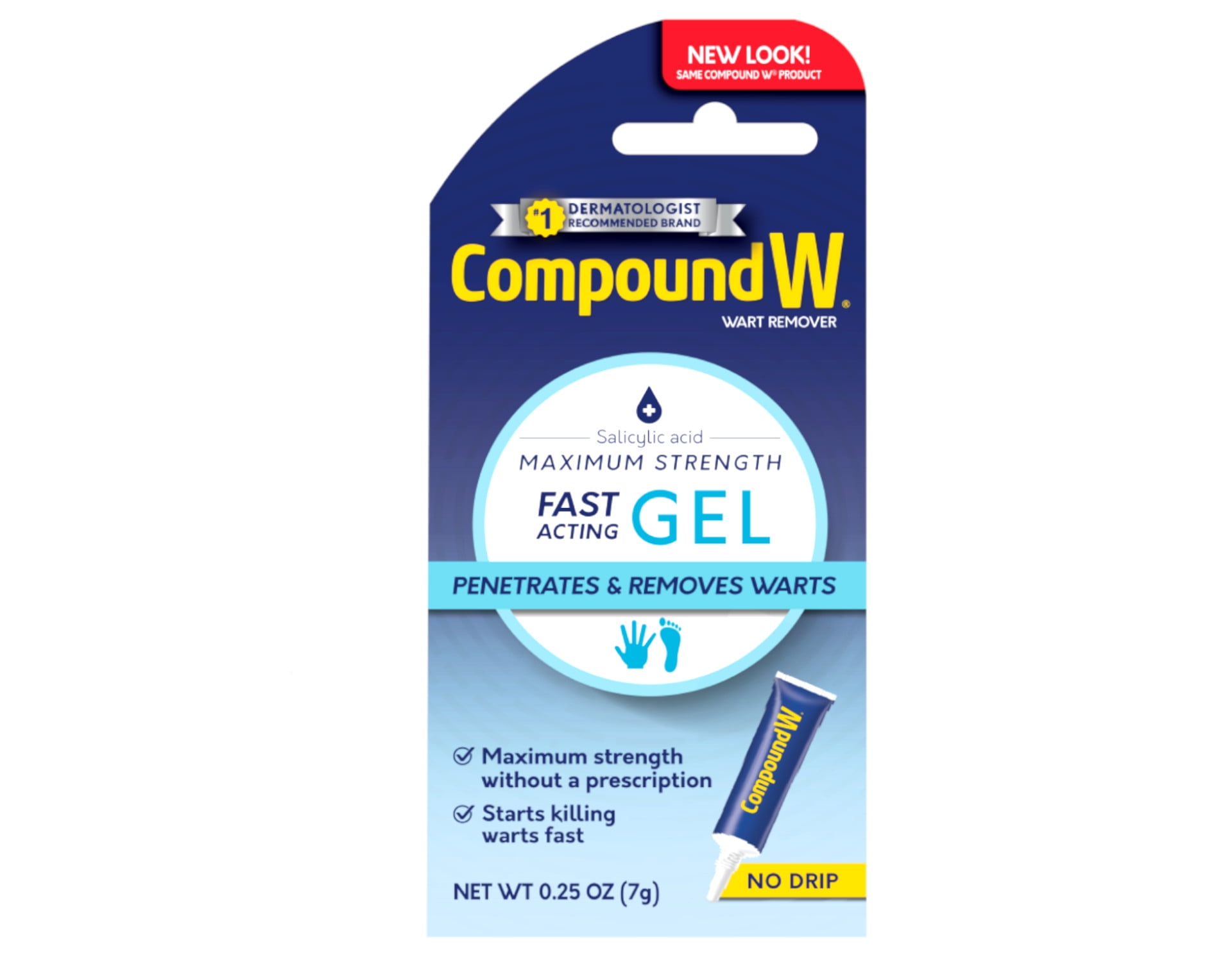 Compound W Wart Remover Treatment Gel, Maximum Strength, Easy - Does Compound W Work On Skin Tags