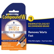 Compound W Gel + Shield Wart Remover, 0.25 oz Salicylic Acid Gel with 12 ProShield Patches