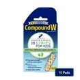 thumbnail image 1 of Compound W One Step Wart Remover Strips for Kids, 10 Medicated Strips, 1 of 14