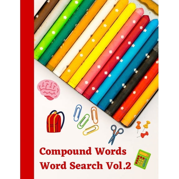 Compound Words Word Search Vol 2: English grammar puzzle activity book, (Paperback)