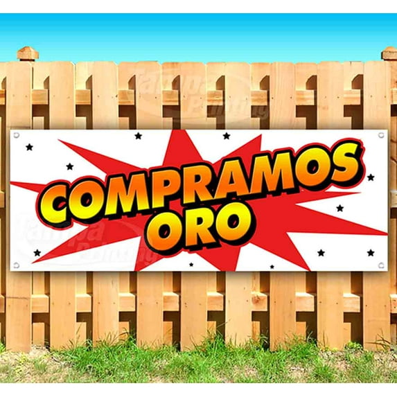 Compramos Oro 13 oz Vinyl Banner With Metal Grommets