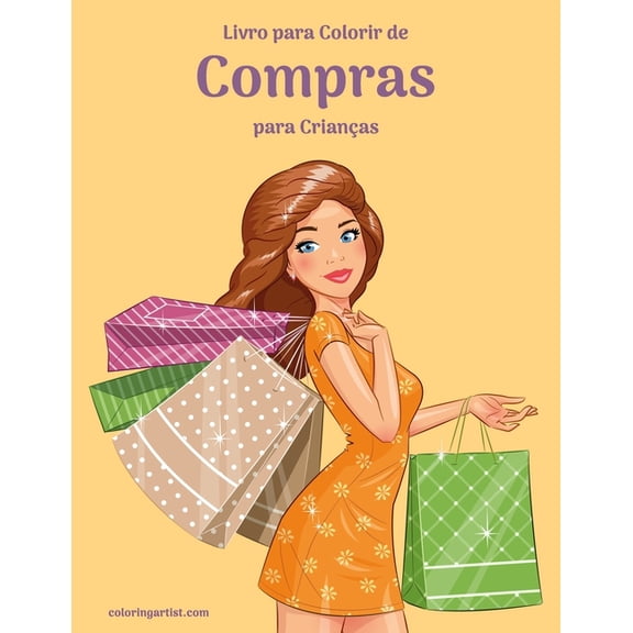 Compras Livro para Colorir de Compras para Crianas, Book 1, (Paperback)