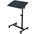 CompreDH Portable Mobile Rolling Laptop Cart Table Computer Stand