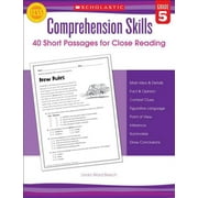 Comprehension Skills Comprehension Skills: Short Passages for Close Reading: Grade 5, (Paperback)