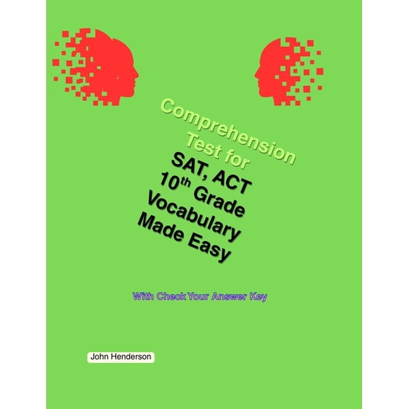 Comprehension Tests for SAT, ACT Vocabulary Made Easy Grade 10, (Paperback)
