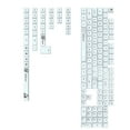 thumbnail image 1 of Comprehensive 141Key MDA Keycap Backlit Keycaps for Full Keyboard Coverage, 1 of 9