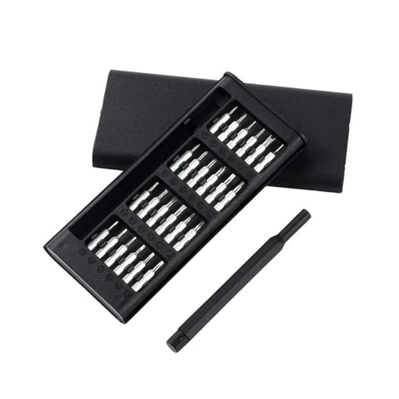 Comprehensive 24 In 1 Small Screwdriver Kits with Carrying Case Perfect for Electronics and Household Repairs