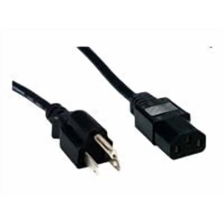 Comprehensive 3' PC Power Cord Black Standard Series with Lifetime Warranty