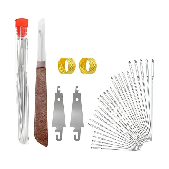 Comprehensive 34PCS Sewing Tools Includes Thread Rippers Stainless Steel Pins For Handworked Craft Embroidery