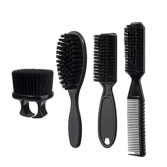 Comprehensive 4 Pieces Hairbrush Collection For Men's Fashionable Styles