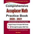 Comprehensive Accuplacer Math Practice Book 2020 2021 Complete Coverage of all Accuplacer