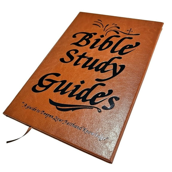 Comprehensive Bible Study Guide: Leather-Bound Journal for Deepening Your Spiritual Journey and Understanding