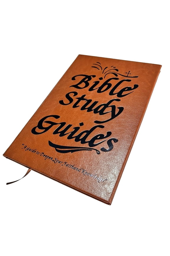 Comprehensive Bible Study Guide: Leather-Bound Journal for Deepening Your Spiritual Journey and Understanding