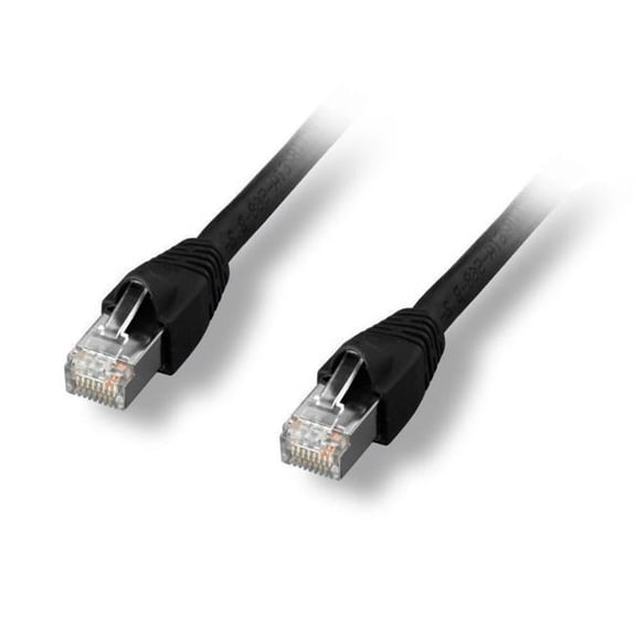 Comprehensive Cable CAT6A-14BLK Cat6a Shielded Patch Cable Cabl Black 14ft.