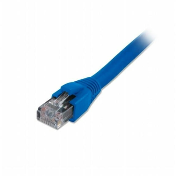 Comprehensive CAT6SH-50BLU Cat6 Snagless Solid Shielded Blue Patch Cable 50 ft.