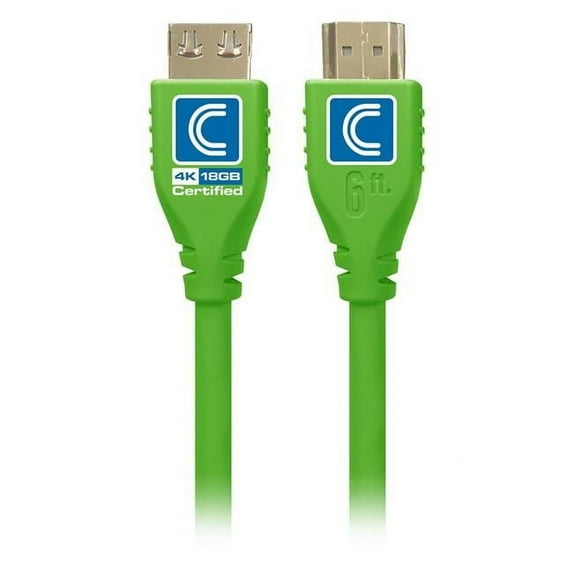 Comprehensive Cable 12ft Microflex Pro Av/it Series Highspeed HDMI Cable, Green