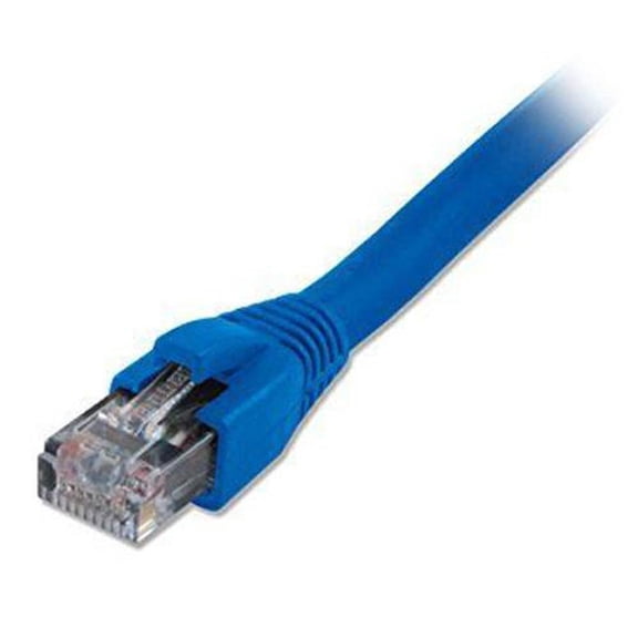 Comprehensive 50' Plenum Cat6 550MHz RJ-45 Plug to Plug Solid Conductor Patch Cable, Blue