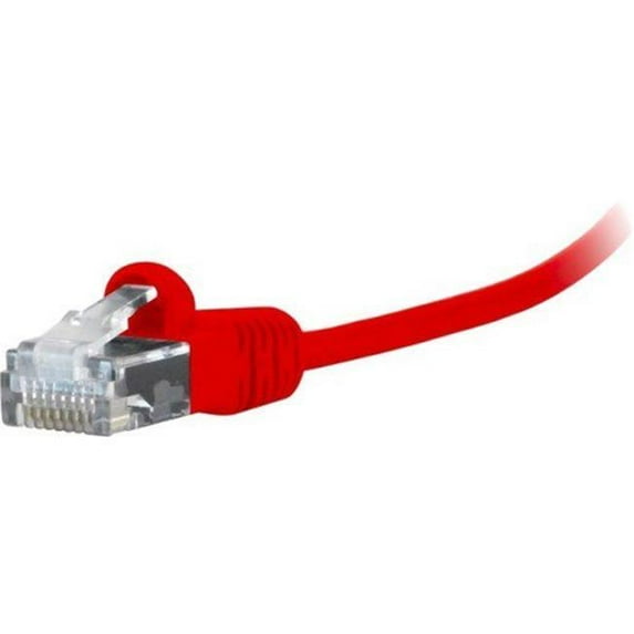 Comprehensive Cable MCAT6-10PRORED 10 ft. Category 6 for Network Device Patch Cable 1 x RJ-45 Male Network Gold Plated Contact Comprehensive MicroFlex Pro AV & IT CAT6 Snagless Patch Cable, Red