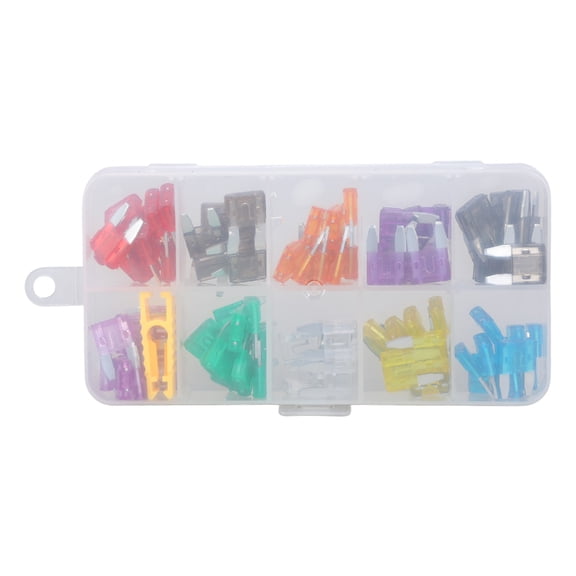 Comprehensive Car Fuses Assortment Set 2A to 35A with Puller Tool