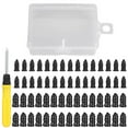 61PCS/Set Car Vacuum Tire Repair Nail Rubber Screw Nails+ Screwdriver