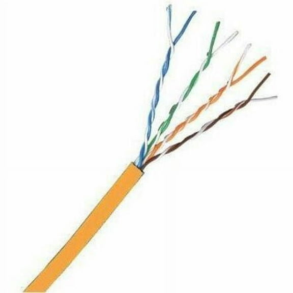 Comprehensive Cat 6 550 MHz UTP Solid Orange Bulk Cable 1000ft