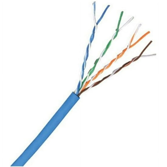 Comprehensive Cat 6 550 MHz Plenum UTP Solid Blue Bulk Cable 1000ft