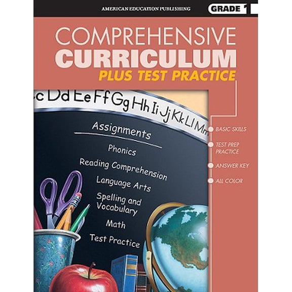 Pre-Owned Comprehensive Curriculum Plus Test Practice, Grade 1: Basic Skills / Test Prep Practice / Answer Key / All Color (Paperback) 0769629016 9780769629018