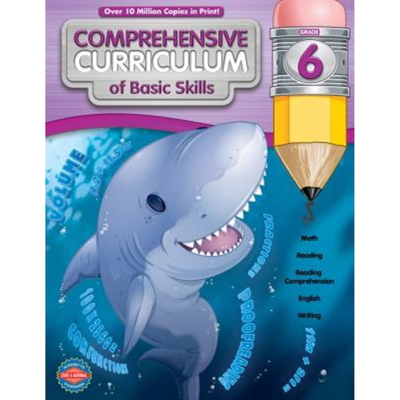 Pre-Owned Comprehensive Curriculum of Basic Skills, Grade 6 by American Education Publishing (Paperback), Kids & Family, English