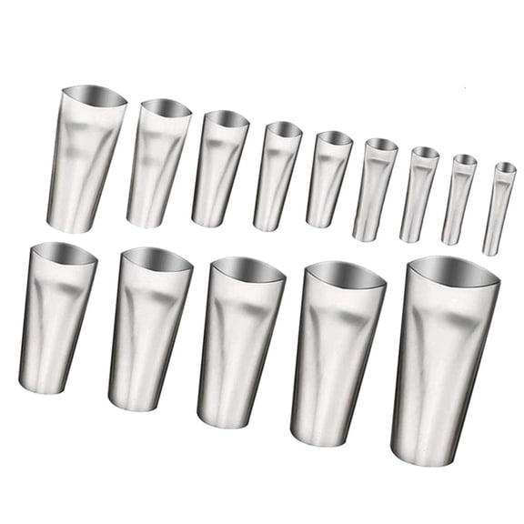 Comprehensive Easy to Use 14Piece Stainless Steel Caulking Tip Nozzle Set Fit for Enhancing Adhesive Application Comfort