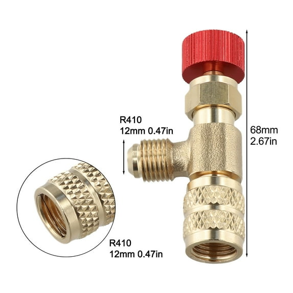 Comprehensive For R410A R22 Air Conditioning Adapter With Safety Valve