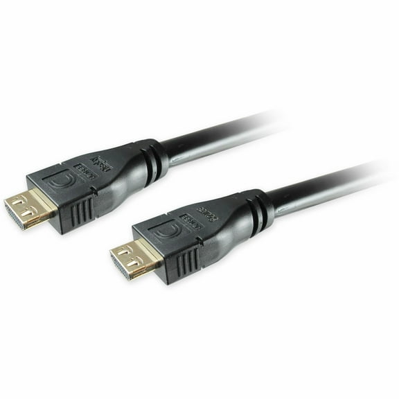 Comprehensive HD18G-50PROPA 50 ft. Black Plenum Pro AV/IT 18G 4K High Speed Active HDMI 24 AWG with ProGrip, SureLength Cable Male to Male