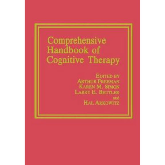 Pre-Owned Comprehensive Handbook of Cognitive Therapy (Hardcover) 0306430525 9780306430527