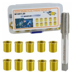 Comprehensive M12x1.25 Spark Plugs Thread Insert Repair Kit for Convenient Use