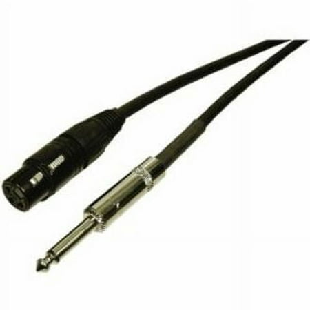 Comprehensive Performer Hi-Z - Microphone cable - XLR3 female to mono jack male - 100 ft - shielded - black