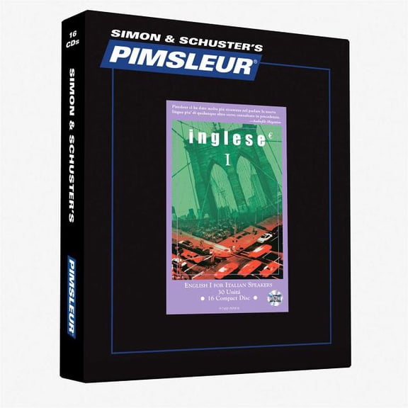 Comprehensive: Pimsleur English for Italian Speakers Level 1 CD : Learn to Speak and Understand English as a Second Language with Pimsleur Language Programs (Series #1) (Edition 1) (CD-Audio)