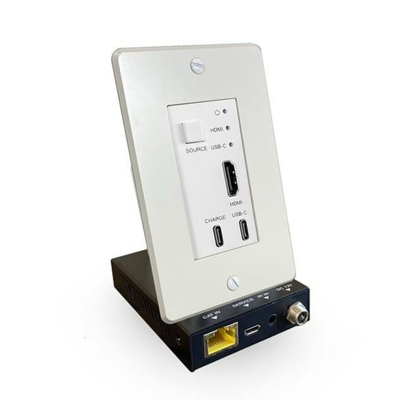 Comprehensive Pro AV/IT Integrator Series HDMI & USB-C 4K60Hz Wall Plate Extender Kit up to 164ft (che-hdwp85ud)