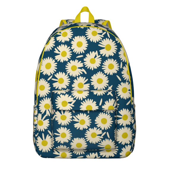 Comprehensive Sunflower Floral Backpack with Smart Organization, Perfect for College and Workplace, Durable Build, Celebratory Gift