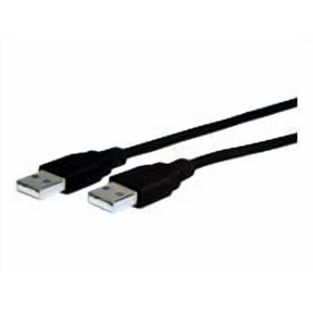 Comprehensive USB2-AA-3ST Black USB 2.0 Type A to Type A Cable