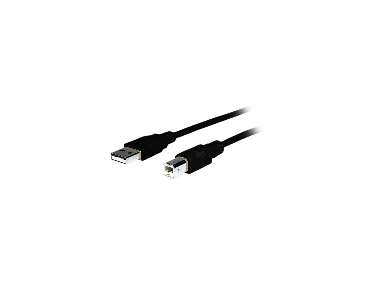 Comprehensive USB2AB15ST Black USB 2.0 Type A to Type B Cable
