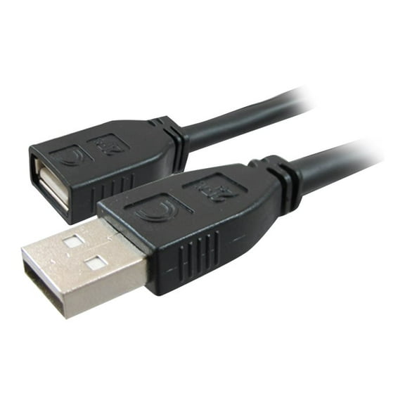 Comprehensive USB2-AMF-40PROA Black Pro AV / IT Active USB A Male to Female 40ft (Center Position)