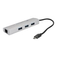 thumbnail image 1 of Comprehensive Usb 3.1 Type-c Cable Adapter Hub - Usb Type C - External - 3 Usb Port[s] - 1 Network [rj-45] Port[s] - 3 Usb 3.0 Port[s] - Pc, Mac (usb31-3hub-rj45), 1 of 6