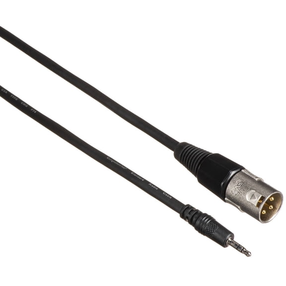 Comprehensive 3' Standard Series XLR Male to Stereo 3.5mm Mini Male Audio Cable