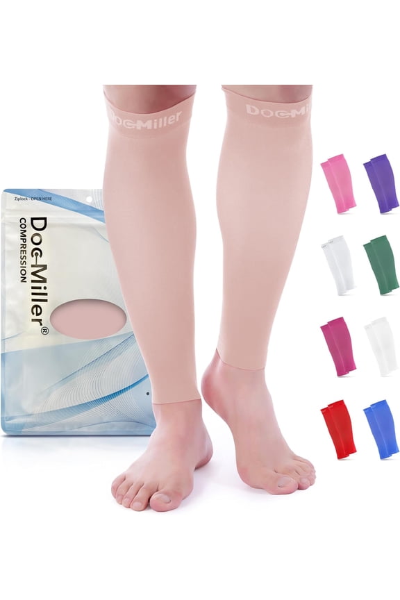 Compreion Calf leeve for Men & Women, Premium Medical Grade, 1520mmHg Graduated upport Running, Tear, hin plint, Knee High, leeve, 1 Pair