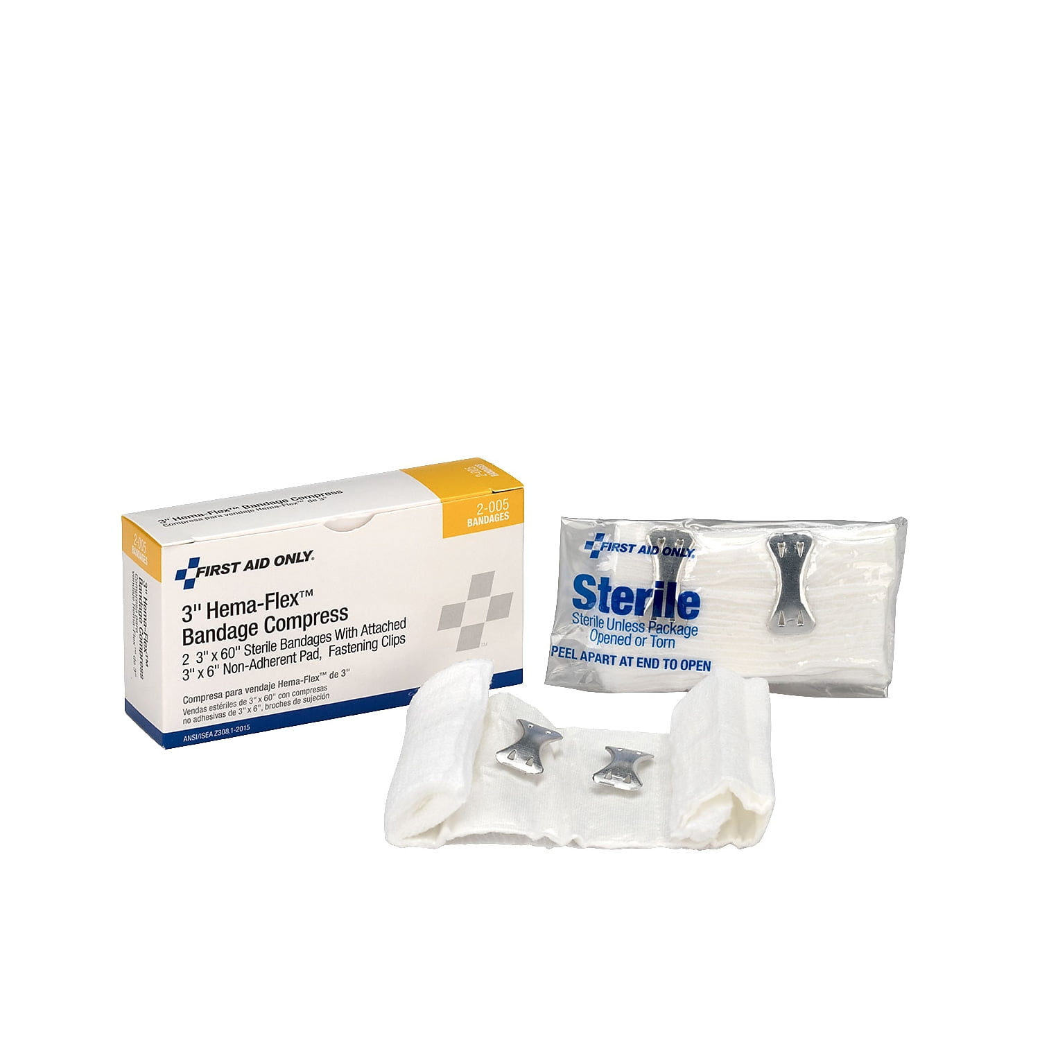 Compress Bandages, 3 x 2, 2/Box Compress Bandages, 3 x 2, 2/Box
